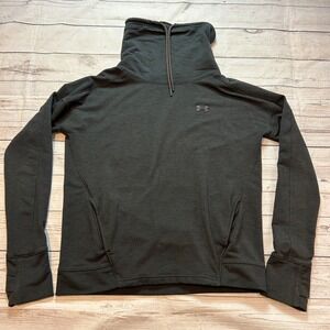 Under Armour Loose Cowl Neck Gray Pullover Sweatshirt Women's Size‎ Medium